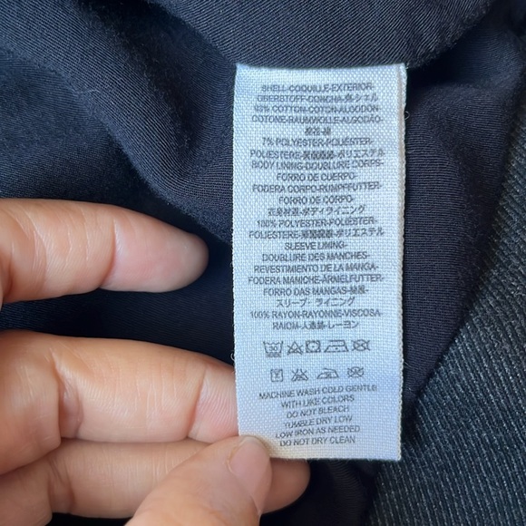 Free People Sargeant Floral Embroidered Embellished Military Coat Black 2 - Picture 11 of 11